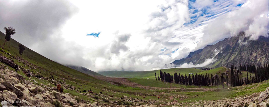 Wadwan Pahalgam Trek Route